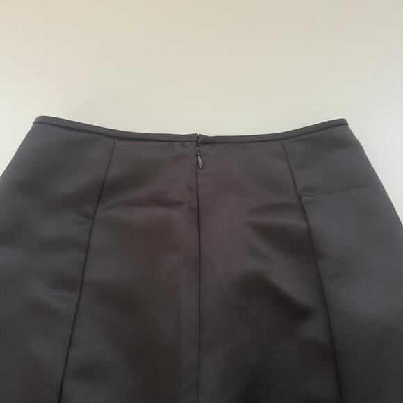 Vintage Jessica McClintock For Gunne Sax Maxi Mermaid Skirt Sz 7 Satin Vampygoth - Picture 3 of 7